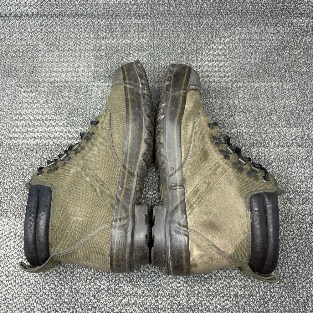 Crystal River Steel Shank Canvas Rubber WP Hunting Wading Boots Men's Size 12